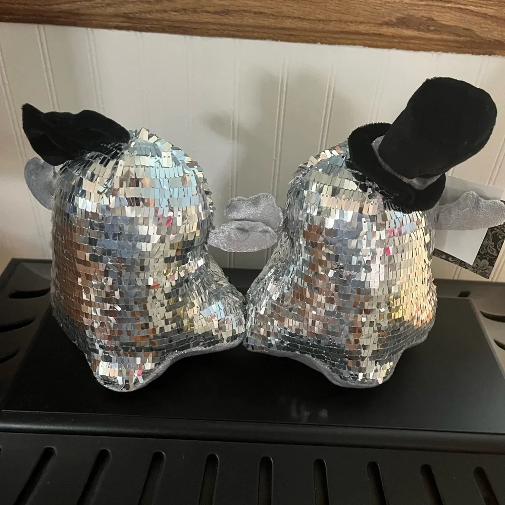 Christian Soriano Disco Ghost Couple Plush Weighted Shelf Sitter NWT